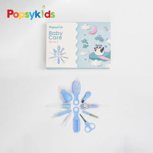 PopsyKids Baby Care Kit 10in1 Baby Gift Set Grooming Kit Perawatan Kuku Rambut Bayi