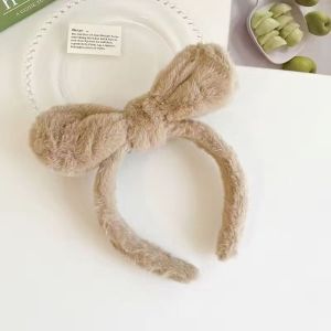 Face Wash Headband Bunny Ears Headband Plush Hairband Cute Bowknot Headbands Washing Face Spa Headbands