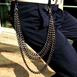 โซ่ห้อยกระเป๋าสตางค์ สายคล้องกระเป๋า โซ่คล้องกระเป๋า สแตนเลส