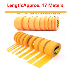 เทปปิดกันสีสำหรับงานโมเดล กันดั้ม 17 เมตร/ม้วน ลอกง่ายไม่มีคราบกาว - สำหรับงานพ่นสี