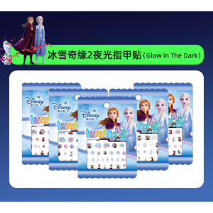 Pelekat Kuku 卡通夜光指甲贴 Nail Stickers Glow In The Dark 儿童可爱美甲贴纸自粘防水持久 Cute Cartoon Nail Art Waterproof