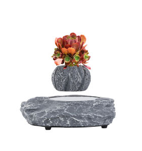 กระถางดอกไม้แม่เหล็กลอยได้ต้นไม้กระถางพืชสำหรับเครื่องประดับตกแต่งบ้านไม่รวมน้ำหนักที่ถูกระงับของหม้อ350กรัม