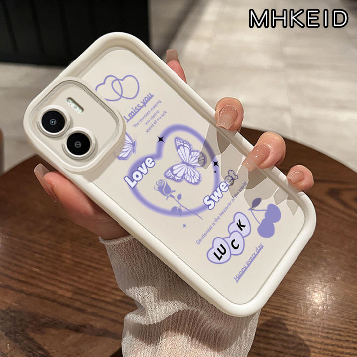 Casing Hp Xiaomi Redmi A1 Redmi A2 Case ponsel pola Kupu-kupu