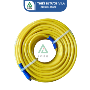 Cuộn 50m dây phun xịt áp lực cao đầu ren loại 3-5 lớp chất liệu nhựa PVC cao cấp - Dây phun tăng áp tưới cây rửa xe dọn dẹp nhà cửa