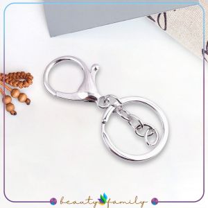 BF-C1276 Gantungan Kunci Model Lobster Clasp Cincin Rantai Mini / Keychain Gantungan Kunci Ring