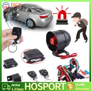 Keyless Entry and Burglar Alarm for Cars with 2 Remote Controls and Customizable Settings