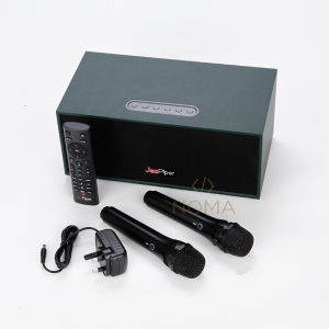 [SG] Jazpiper Pico T300 Portable All-In-One Karaoke Speakerbox | Constantly Updated Full Cloud Song Library | Dual UHF Microphones | 2x 4" Full Range Speakers