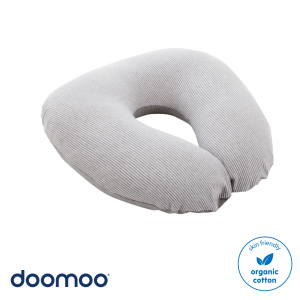 Doomoo Softy: Organic Cotton Small Multi-functional Cushion (Breastfeeding Cushion Infant Lounger)(Designed in Belgium 4 designs)