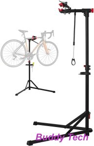 unisky Bike Repair Stand (Max 66LBS) Foldable Bike Stand for Maintenance Portable Height Adjustable Rack with Quick Release Bicycle Mechanics Maintenance Workstand