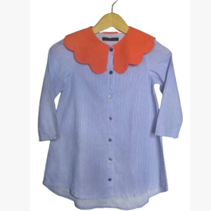 BLOUSE VINTAGE / ROANJEAN / KEMEJA LENGAN PANJANG / KEMEJA MOTIF GARIS BIRU MUDA / ATASAN WANITA IMPORT / KEMEJA VINTAGE KANCING / KEMEJA KERAH VINTAGE / KEMEJA PREMIUM / KEMEJA LENGAN PANJANG / KEMEJA WANITA HIJAB / KEMEJA BAHAN KATUN / WANITA KOREA BLUS