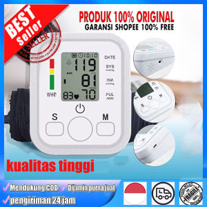 Pengukur Tekanan Darah Tensimeter Tensi Meter Pengukur Tekanan Blood Pressure Monitor Portable Digital Darah Alat LCD Besar