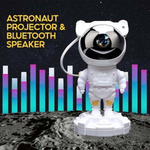 【Astronaut Light Projector】Bluetooth Galaxy Night Lamp Bed Lamp Party Decor Kids & s Gift