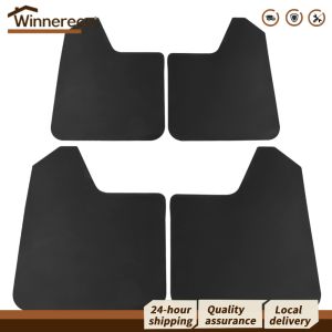 [Winnereco Flagship Mall] 4pcs Fender Mud Flaps Splash Guards with Rivets Universal for Car SUV Van Pickup