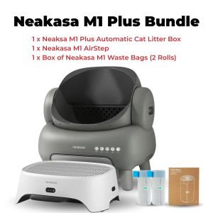 Neakasa M1 Plus Automatic Cat Litter Box | Open-Top Design + Upgraded Safety | 5-Years SG Warranty