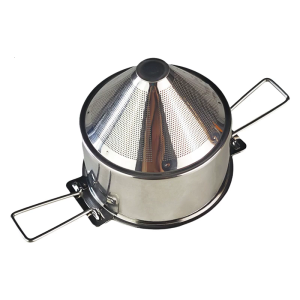 Rustproof Steel Double Layer Pliable Coffee Net Recyclable Easy Clean Dishwasher Safe