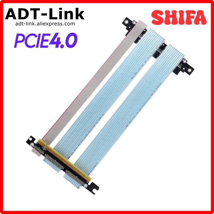 [SHIFA] PCI Express 4.0 x16 Riser Reverse GPU Extension Cable (256G/bps ...