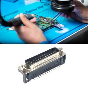 Upgrades DB25 Female/Male PCB Mount Connectors with Right Angles Designs Electronic Connector for Connection