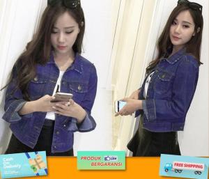 Godwin Collection Jaket Ayla / jaket wanita / jaket denim kekinian / jaket jeans / jaket denim / jaket jeans wanita / jaket denim jeans wanita oversize / jaket jeans cewek / jaket jeans murah / jaket cewek / fashion wanita / outerwear /