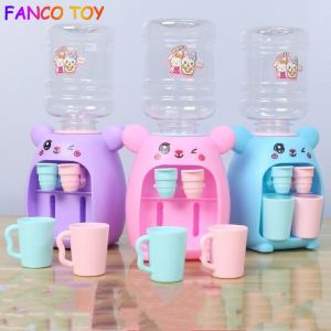 Kawaii Stuff Miniature Dispenser Water Mini Drinking Fountain Mini Rabbit Drink Water Simulation Device Kitchen Toy for Kids Girls 2 – 6 Years