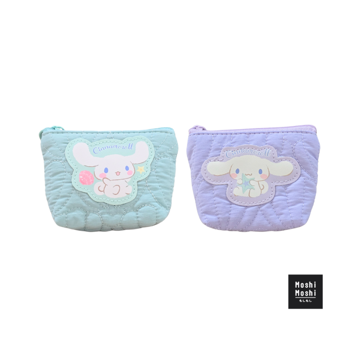 Moshi Moshi กระเป๋าเศษสตางค์ ฟูกนิ่ม ลาย Cinnamoroll ลิขสิทธิ์แท้จากค่าย Sanrio รุ่น 6100004554-4555