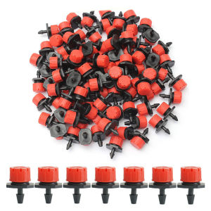 200Pcs 8 Hole Irrigation Sprinkler Adjustable Garden Micro Drip Irrigation System Irrigation Nozzle for Watering System