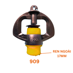 BỊCH 50 CÁI Béc tưới nhỏ kiểu Úc BB 909 đuôi 6ly 10ly ren ngoài 17mm ren côn dùng tưới rau tưới vườn ươm