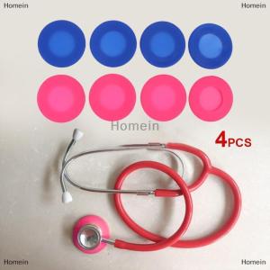 [COD] Homein 4Pcs Disposable Silicone Stethoscope Cover Head Diaphragm Protector Replacement Parts Accessories