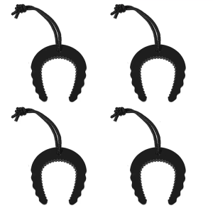 4pcs chống Pinch chốt cửa nêm an toàn stoppers nhựa bảo vệ cho thực thi pháp luật vật chặn cửa báo động khẩn cấp cháy