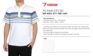 Áo Thun Polo Nam Viền Cổ Vải Cotton Sorona Regular Fit Vĩnh Tiến 425 - Nhiều Màu