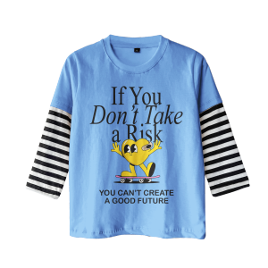 Kaos Lengan Panjang Salur Vintage Series Anak Laki Laki dan Perempuan