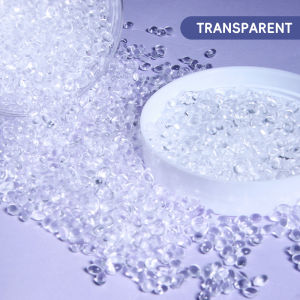 Thermoplastic Beads White & Transparent Reusable Moldable Melting Plastic Polymorph Modeling DIY Craft Sculpting Cosplay