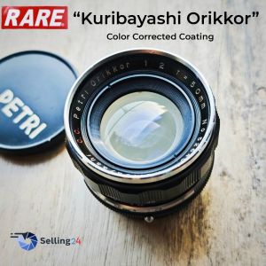 เลนส์มือหมุน Petri Orikkor Kuribayashi CC 50mm f/2  Rare Vintage Lens Hidden Gem Mount M42