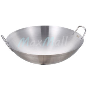 Wajan Stainless Wajan Penggorengan Wok Wajan Cor Enamel Anti Lengket Wok Penggorengan