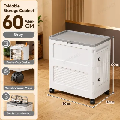 JOVNO Foldable Storage Box with Flip Top Home Organizer for Clothes Toys Large Capacity Space Saving Bedroom Storage