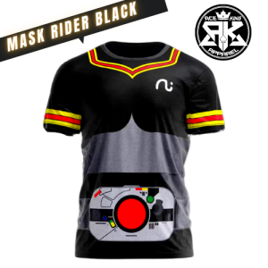 Mask Rider Black T-Shirt: Ultimate Protection & Style