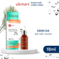 Serum Eveline Glycol Therapy 25% Peptides phục hồi trẻ hoá cho da căng láng 10% Niacinamide ngừa mụn mờ thâm giảm dầu nhờn Tẩy da chết hoá học Eveline Glycol Therapy 10% Revitalizing Acid Peel. 