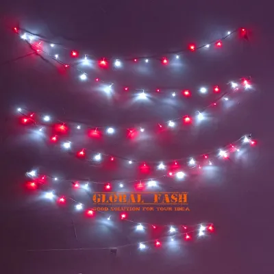 Lampu Tumblr Led Merah Putih 10 m / Lampu Hias HUT RI / lampu Merah Putih