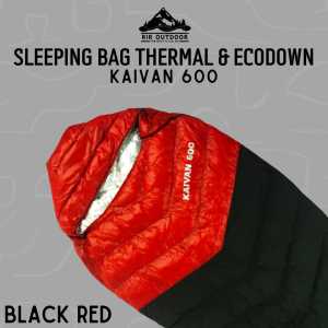 SLEEPING BAG KAIVAN ECODOWN FAIRBANKS FILL POWER 600 THERMAL COATING ORIGINAL KANTUNG TIDUR SELIMUT TIDUR CAMPING LEMBUT DAN HANGAT
