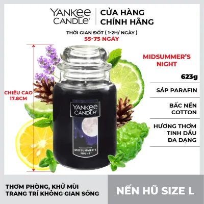Nến hũ Yankee Candle size L - Midsummer Night