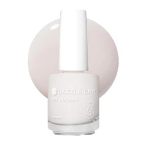 Dazzle Dry Nail Lacquer Step 3 – At Blush (0.5 fl oz) A Pale Subtle Off-White · Full Coverage · Cream Finish · Quick-Dry