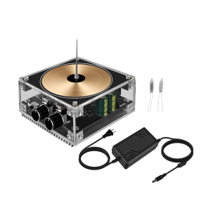 Tesla Coil Music Long Arc Dan Black Music Dual Mode Palm Flash Bluetooth Flash Panjang 10CM Science