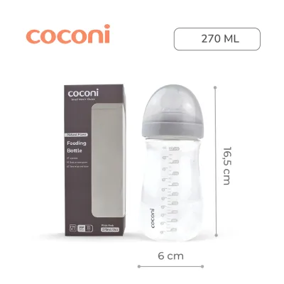 Coconi Wide-neck Baby Bottle 150ml/270ml | Botol Susu Dot Bayi Anti-Colic