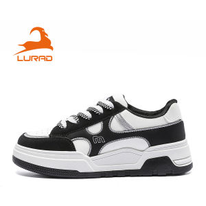 LURAD Sepatu Wanita Casual Sneakers Cewek Street Style Sepatu Cewek Biru Breathable Sneakers Bertali Q2516