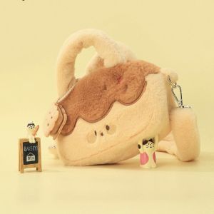 BESTITIT Vải nhung lông Túi Đeo Vai Nữ Thường ngày Sức chứa lớn Túi xách Thời trang Người yêu Túi đeo chéo Quà Tặng