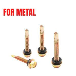 TEKSCREW Hexagon Drill Tail Screw Self-tapping Screw Color Steel Screw Nail Dovetail Wire Tek Tex Screw NathanTools