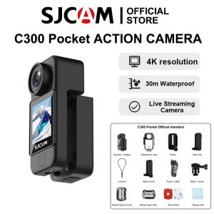 SJCAM C300 4K WiFi Dual Screen Thumb Vlog Sports Camera with Diving Waterproof Case for Live Driving recorder Motorcycle riding Offshore angling