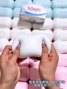 WH WLS Soap Squishy Fidget Toy Simulation Soap Slow Rebound Stress Relief Squeeze Toy Kids Gift