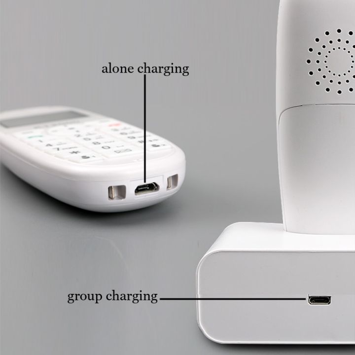 Cordless Phone GSM SIM Card Fixed Mobile For Old People Home Cell Phone Landline Handfree