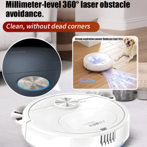 Home use 3-in-1 radar sweeping robot Rechargeable home floor cleaner 3-in-1 all-in-one vacuum cleaner