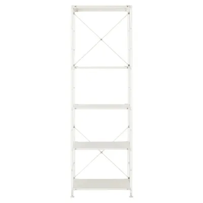 MUJI Steel Unit Shelf Set Light Grey
